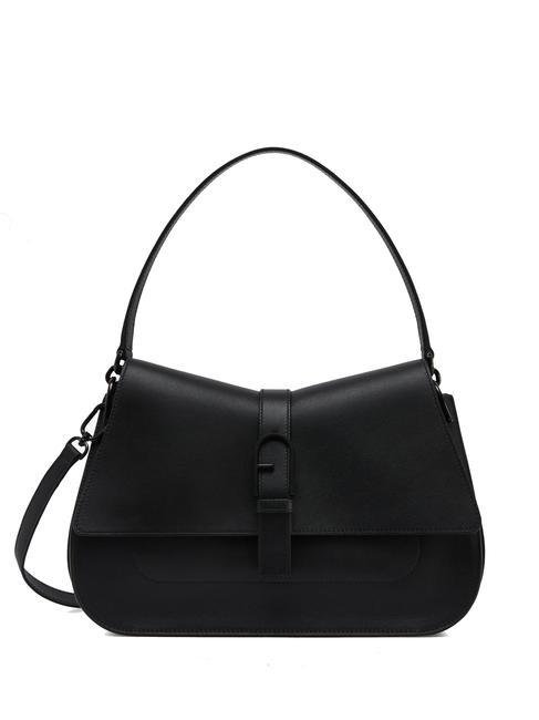 FURLA FLOW Sac à main L en cuir Noir - Sacs pour Femme