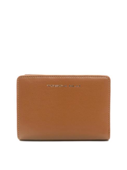 TOSCA BLU BASIC Portefeuille moyen en cuir MARRON - Portefeuilles Femme