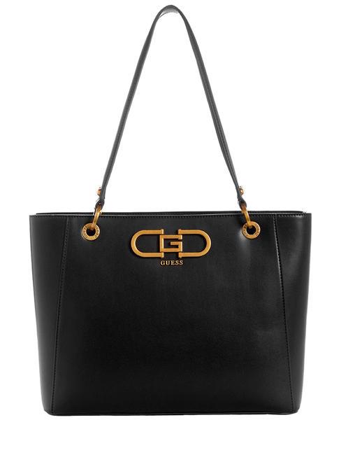 GUESS FLEET Sac d'épaule NOIR - Sacs pour Femme