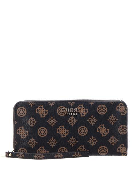 GUESS LAUREL Portefeuille avec dragonne vikky grand sac fourre-tout roo mochalog - Portefeuilles Femme