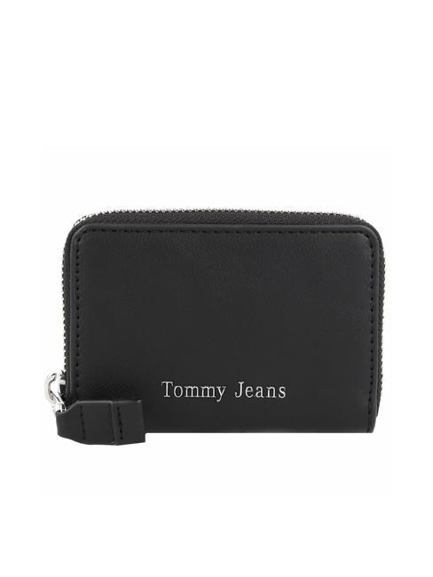 TOMMY HILFIGER TH J TOMMY MUST Petit portefeuille zippé autour le noir - Portefeuilles Femme