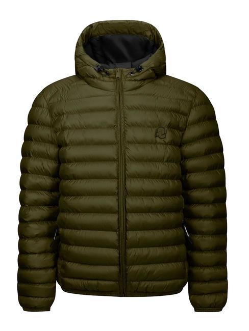 INVICTA BASIC Veste courte à capuche militaire - Doudounes homme