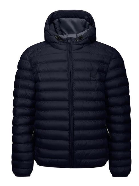 INVICTA BASIC Veste courte à capuche bleu foncé - Doudounes homme