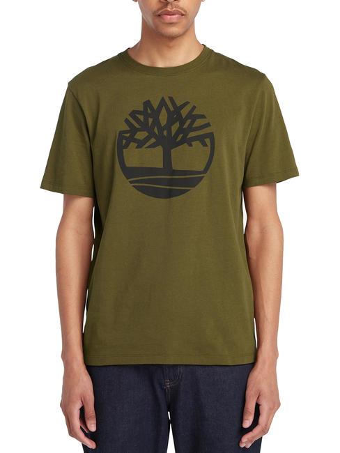 TIMBERLAND KBEC RIVER T-shirt à manches courtes sombreolive - T-shirt