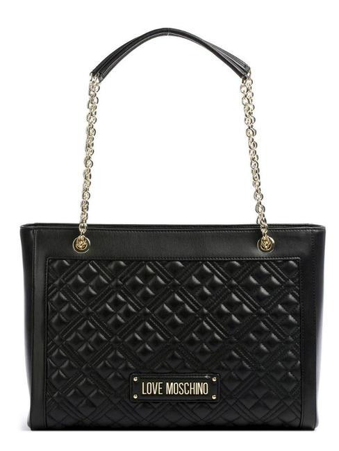 LOVE MOSCHINO QUILTED Sac d'épaule Noir - Sacs pour Femme