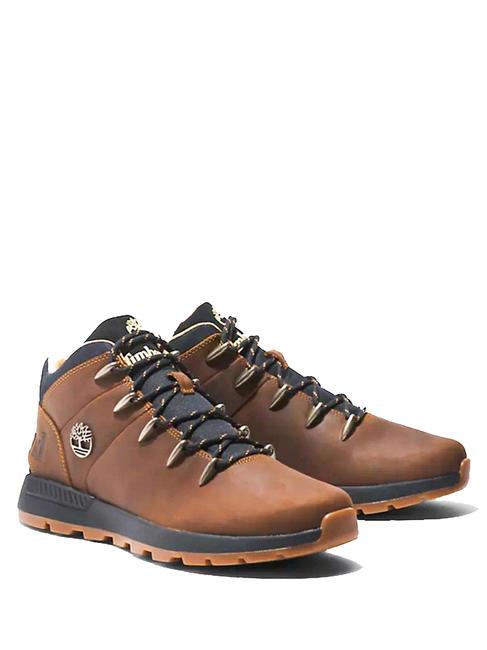 TIMBERLAND SPRINT TREKKER Botte en cuir et tissu épice cathay - Chaussures Homme