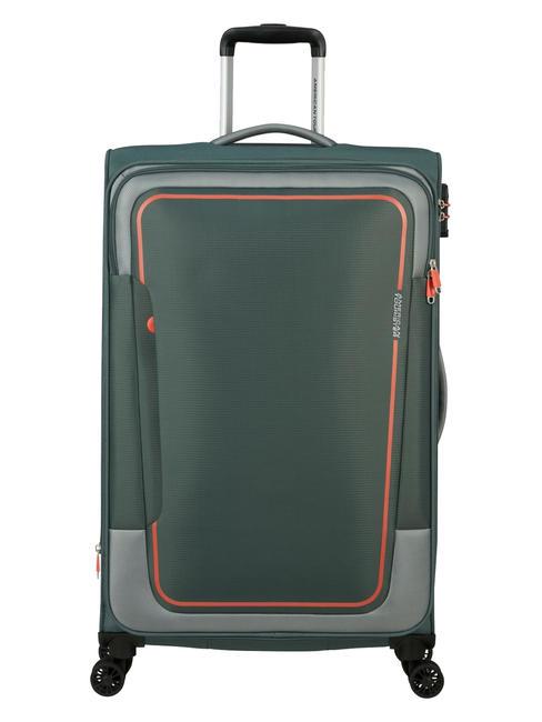 AMERICAN TOURISTER PULSONIC Grand chariot extensible forêt Noire - Valises Semi-rigides