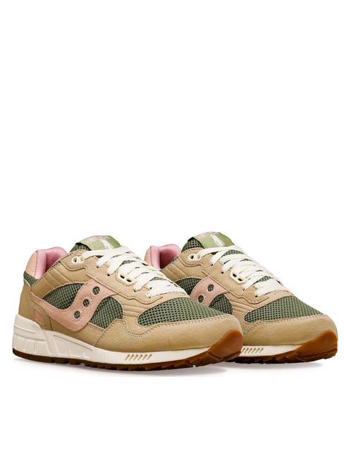 SAUCONY SHADOW 5000 Baskets beige/olive - Chaussures unisexe