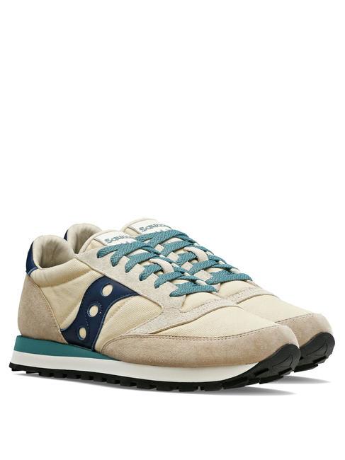 SAUCONY JAZZ ORIGINAL Baskets beige/marine - Chaussures unisexe