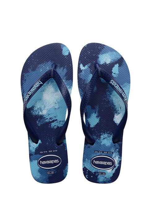 HAVAIANAS tongs TOP CAMU navyblu - Chaussures unisexe