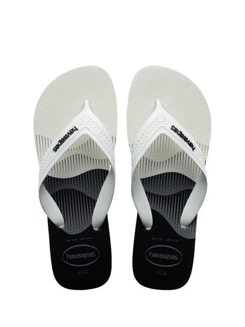 HAVAIANAS TOP MAX BASIC Tongs en caoutchouc blanc Blanc - Chaussures Homme