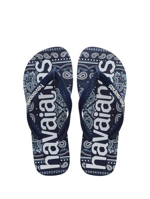 HAVAIANAS TOP LOGOMANIA FASHION Tongs en caoutchouc navyblu - Chaussures unisexe