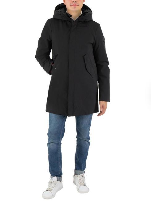 DEKKER GILDOR NEA 01 Parka matelassée à capuche noir - Vestes pour hommes