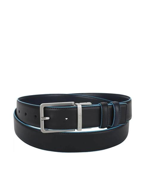 PIQUADRO BLUE SQUARE Ceinture réversible noir-bleu - Ceintures