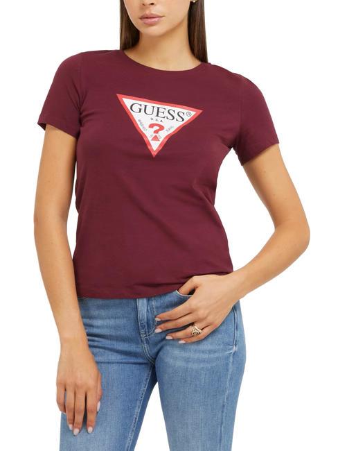 GUESS ORIGINAL LOGO T-shirt à logo vin mystique - T-shirt