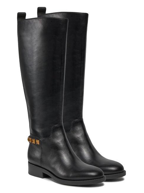 GUESS BOSSY  Bottes en cuir noir1 - Chaussures Femme