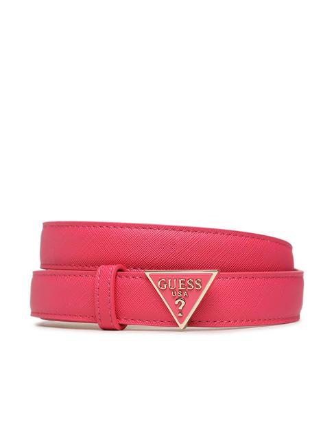 GUESS TRIANGLE LOGO Ceinture magenta - Ceintures