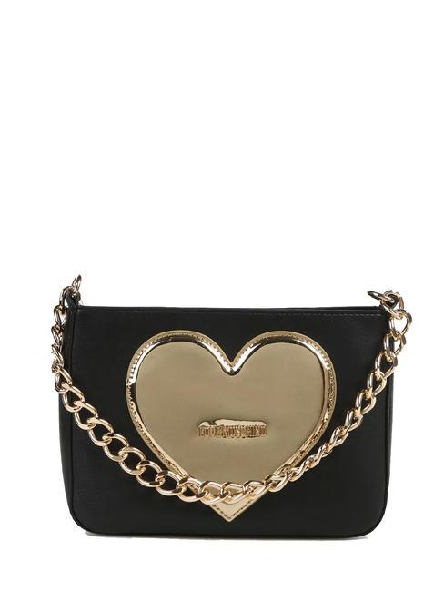 LOVE MOSCHINO GOLDEN HEART Sac à bandoulière, avec bandoulière Noir - Sacs pour Femme