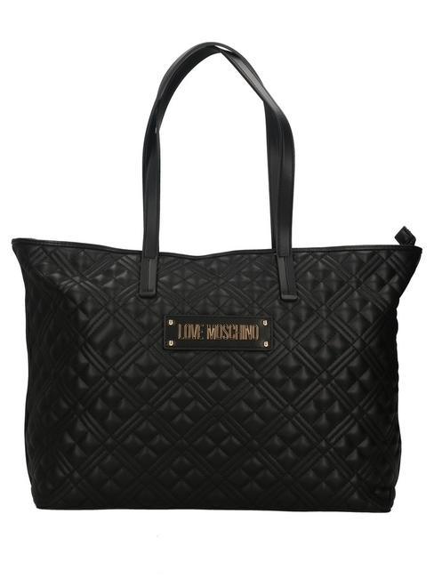 LOVE MOSCHINO QUILTED Sac de courses Noir - Sacs pour Femme