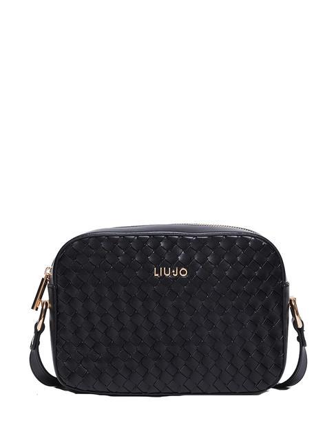 LIUJO INTRECCIO Sac d'épaule NOIR - Sacs pour Femme