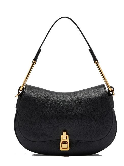 COCCINELLE MAGIE SOFT Sac bandoulière en cuir avec bandoulière Noir - Sacs pour Femme