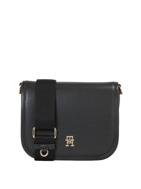 TOMMY HILFIGER TH CITY Petit sac bandoulière le noir - Sacs pour Femme