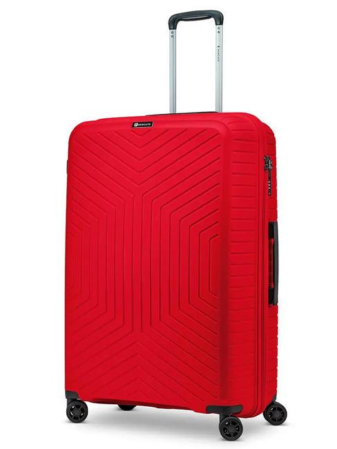 R RONCATO HEXA Chariot grande taille rouge - Valises Rigides