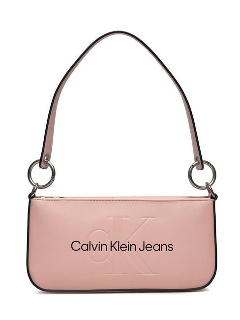 CALVIN KLEIN CK JEANS SCULPTED POUCH Sac d'épaule coquille de conque pâle - Sacs pour Femme