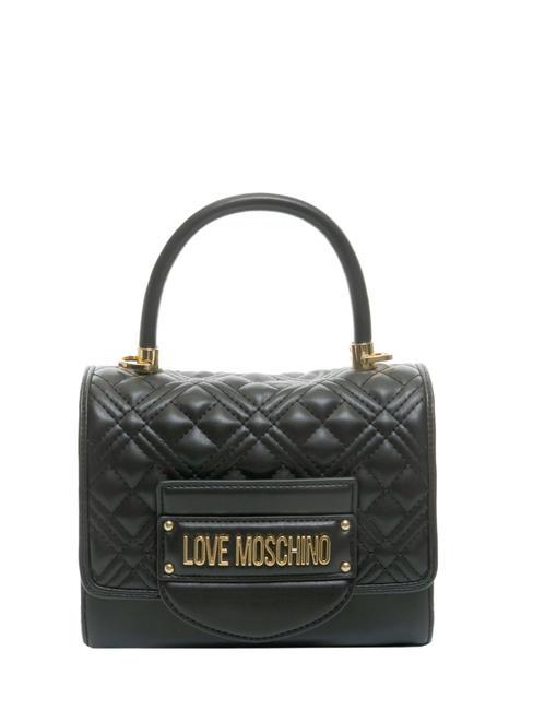 LOVE MOSCHINO QUILTED Mini sac à main avec bandoulière Noir - Sacs pour Femme