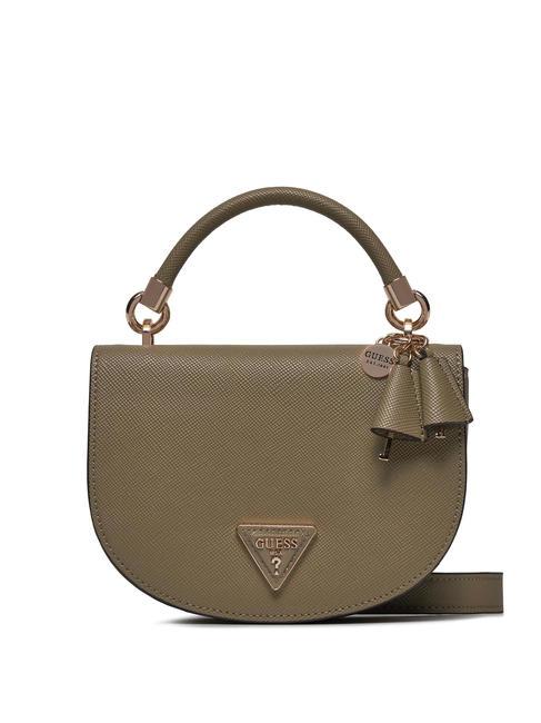 GUESS GIZELLE Mini sac à main, avec bandoulière sage - Sacs pour Femme