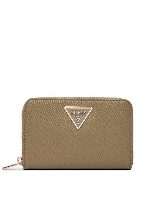 GUESS LAUREL Portefeuille moyen à fermeture éclair sage - Portefeuilles Femme