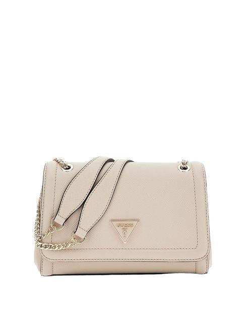 GUESS NOELLE Convertible Sac porté épaule/croisé taupe - Sacs pour Femme