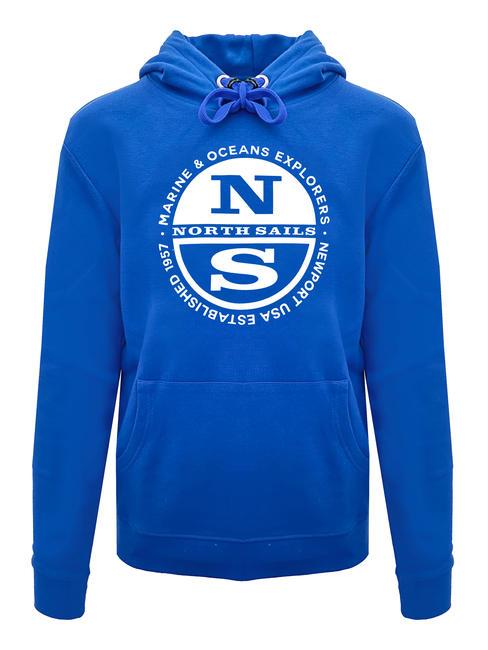 NORTH SAILS NEWPORT USA EST Sweat avec capuche et poche Royal - Pulls molletonnés