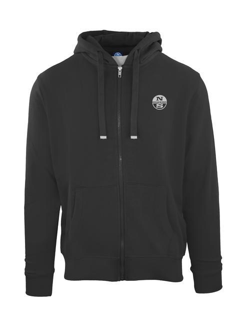 NORTH SAILS N|S EXPLORERS Sweat entièrement zippé avec capuche noir - Pulls molletonnés