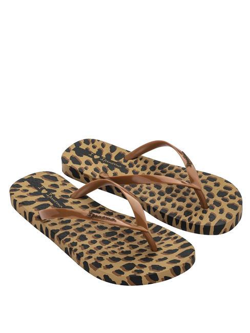 IPANEMA ANIMALE PRINT II  Tongs imprimées beige/marron - Chaussures Femme