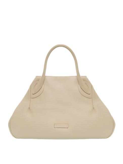 GIANNI CHIARINI JUDY Sac cabas à main en cuir bleu pastel-doux - Sacs pour Femme