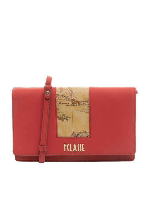 ALVIERO MARTINI PRIMA CLASSE GEO JOY Pochette avec rabat et bandoulière rouge foncé - Sacs pour Femme