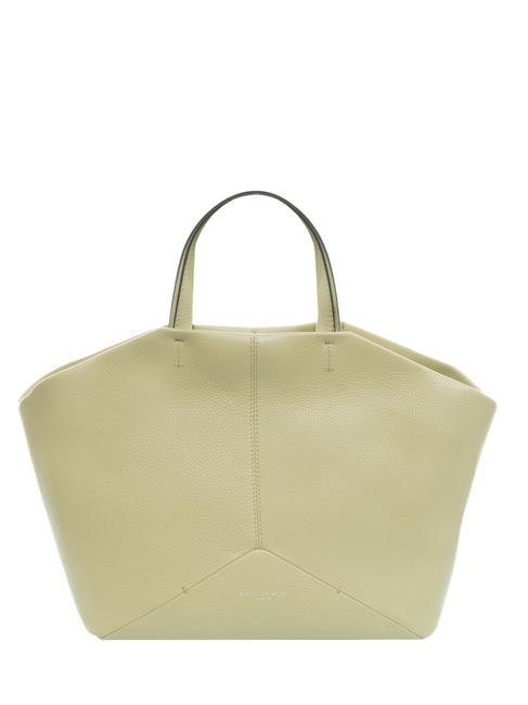 GIANNI CHIARINI AMBRA Sac à main maxi en cuir salade verte - Sacs pour Femme