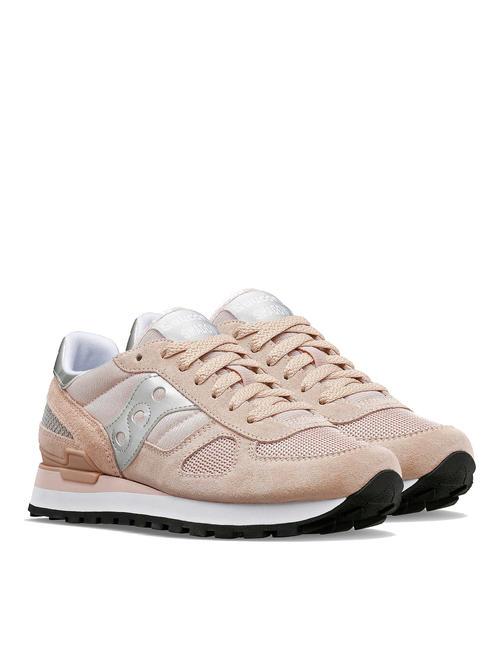 SAUCONY SHADOW ORIGINAL Baskets beige/argent - Chaussures Femme