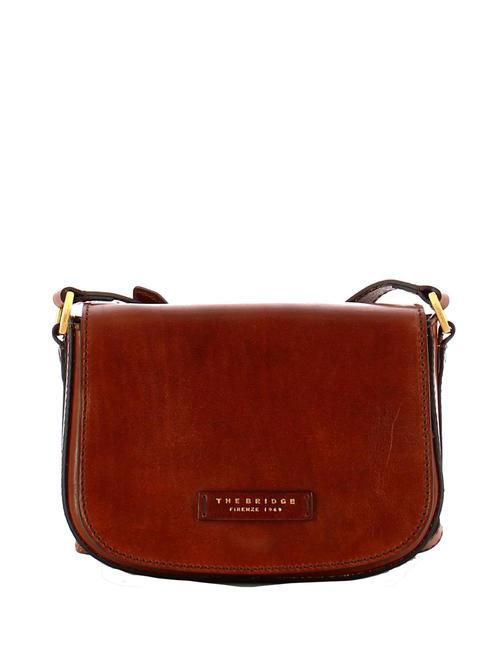 THE BRIDGE VITTORIA Mini sac bandoulière, en cuir MARRON - Sacs pour Femme