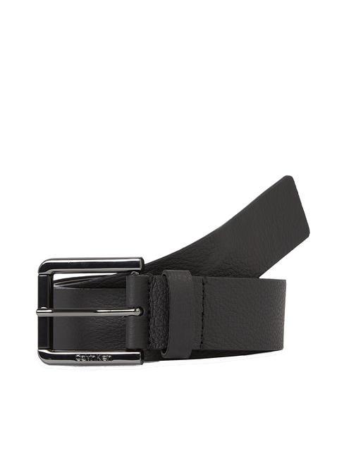 CALVIN KLEIN INLAY Ceinture en cuir cknoir - Ceintures