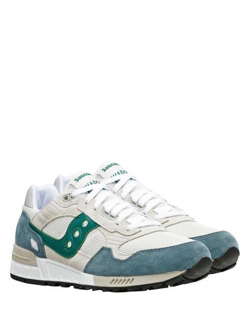 SAUCONY SHADOW 5000 Baskets blanc/gris/vert - Chaussures Homme