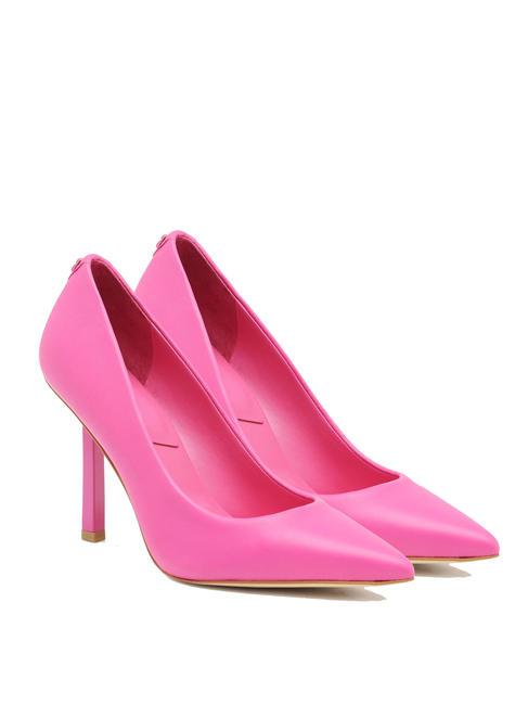 GUESS CIANCI Décolleté haut en cuir fuchsia - Chaussures Femme