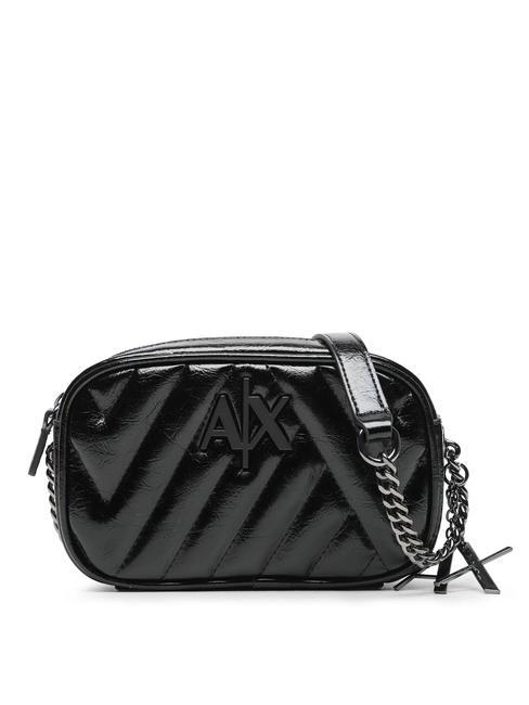 ARMANI EXCHANGE MATELASSE Mini sac à bandoulière Noir - Sacs pour Femme