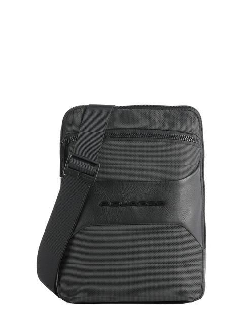 PIQUADRO GIO Sac de transport pour iPad Noir - Sacs en Bandoulières pour Homme