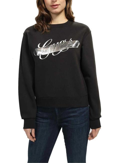 GUESS LOGO Sweat-shirt avec logo imprimé jetbla - Sweat-shirts pour femmes