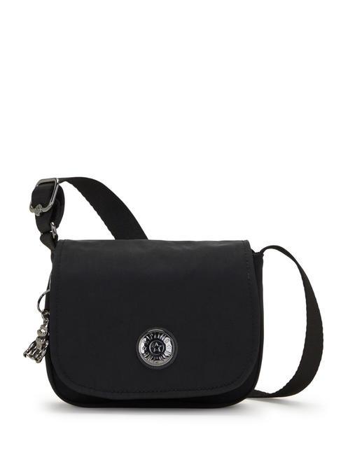 KIPLING LOREEN MINI Mini sac à rabat épaule noir sans fin - Sacs pour Femme