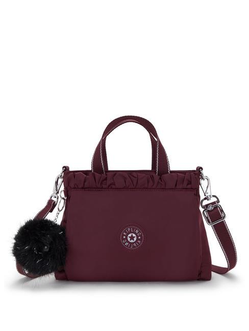 KIPLING KATELINA Sac à main avec bandoulière Satin Merlot - Sacs pour Femme