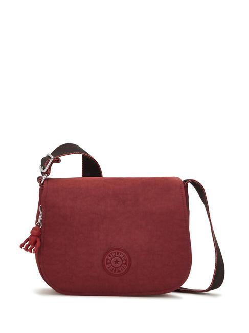 KIPLING LOREEN Sac bandoulière moyen rouille flamboyante - Sacs pour Femme