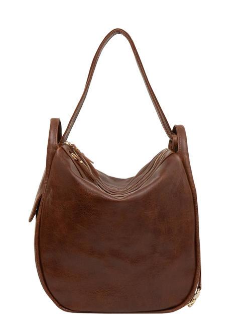 LESAC TRIO Sac à dos en cuir brossé cuir - Sacs pour Femme